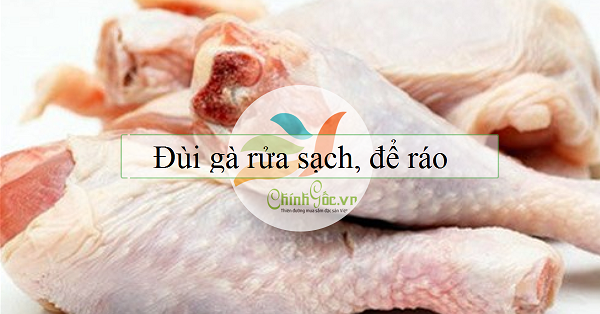 cach lam dui ga nuong mat ong
